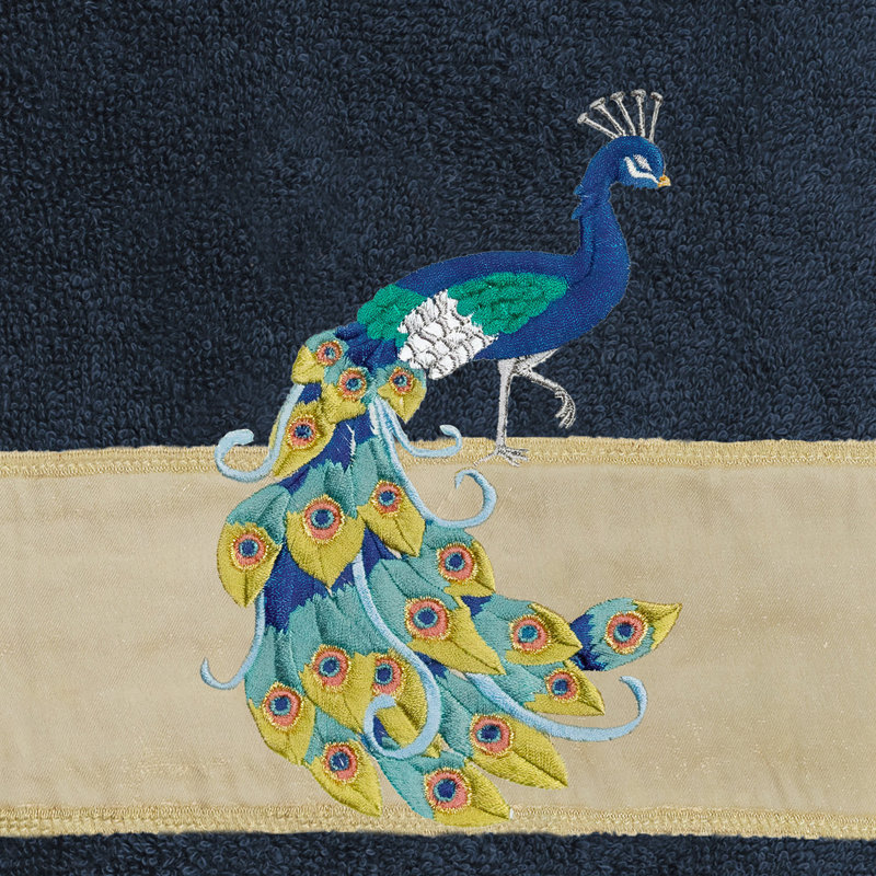 Débarbouillette 100% coton, Marine