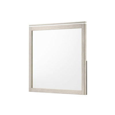 41.1"W Contemporary Mirror, Dusty Gray