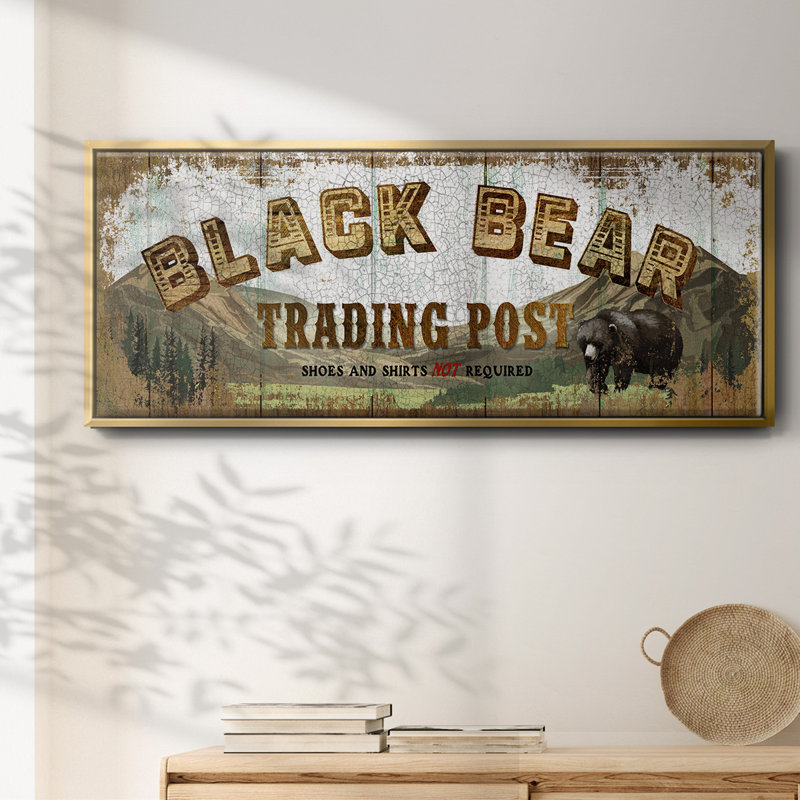 Bear Trading Post - Toile encadrée