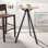 Esmond Round Solid Wood Top with Iron Base Dining Table