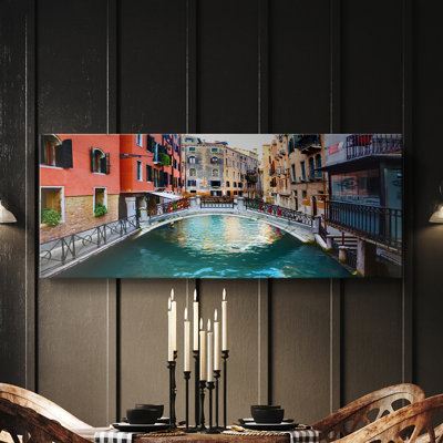 Venice Canal- Gallery Wrapped Canvas -Ready to Hang