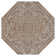Truman Bohemian Medallion Textured Weave Red/Taupe Indoor/Outdoor Rug