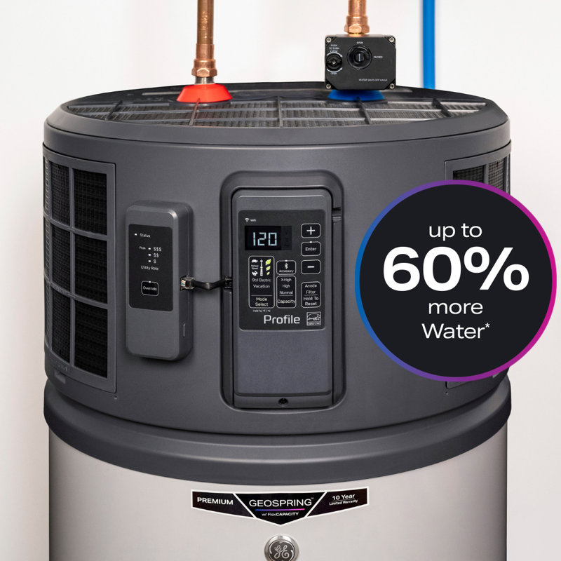 GE Profile GEOSPRING  Smart Hybrid Heat Pump Water Heater 40-gallon - 240V - FlexCapacity