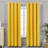 Deconovo Silver Diamond Pattern Curtain Pair-78279277-78279282