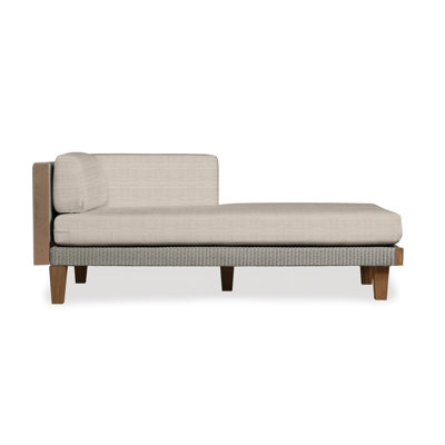 Catalina Outdoor Teak Chaise Lounge