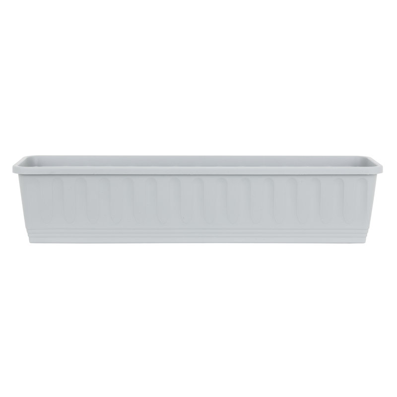 Wham Etruscan Trough Soft Grey, 17cm H x 80cm W x 19.50cm D