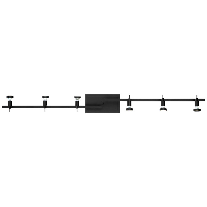 62'' 6 -Light Fixed Track Track Kit with Dimmable