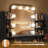 Narien Makeup Vanity With LED Lighted Mirror & Power Outlet for Bedroom-2005525898