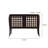 Modern Black Solid Wood Sideboard