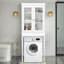 Rangement autoportant au-dessus de la toilette l 25,98 po x H 64,96 po x P 9,01 po Aareon