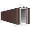 6 ft. W x 33 ft. D Galvanized Steel Apex Garden Shed