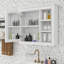 Armoire à pharmacie à miroir fixée au mur l 30 po H 28 po Roelien-959399264
