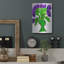 Art mural en métal Winston Porter «Purple Hearts» par Lovitude-1429829447