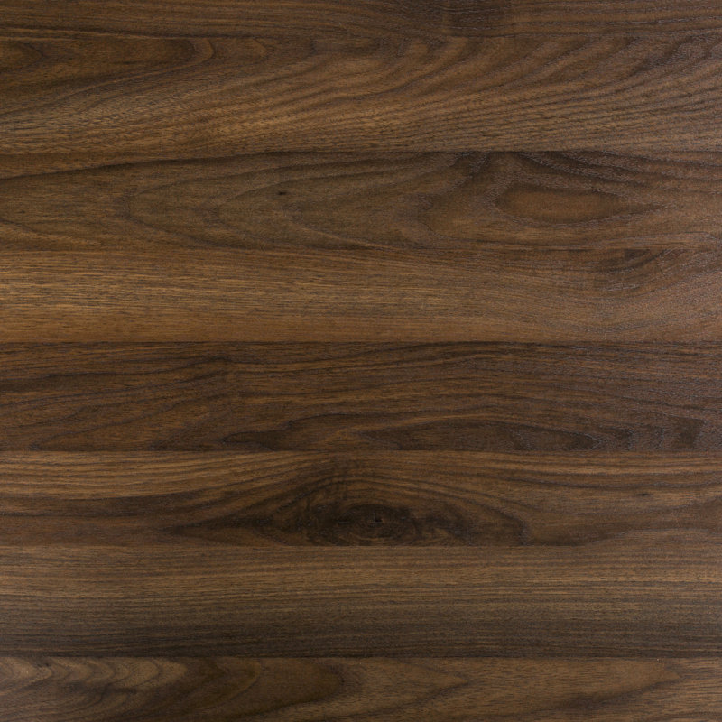 Glass Top Writing Desk, Dark Walnut