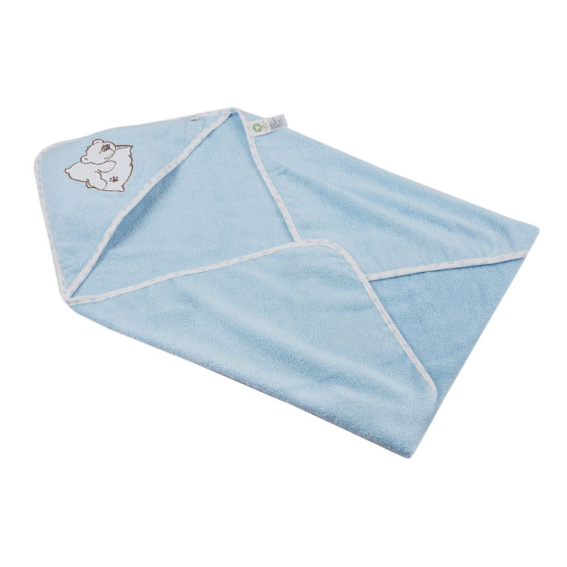 Leia Gender Neutral Mid-Calf Bathrobe, Blue