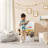 Danielian Kids 2-Tier Book Display and Toy Storage Cubbies
