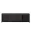 Meuble télé 68 po avec 4 tiroirs et portes coulissantes, meuble télé en bois avec compartiment Power Strip-928939331