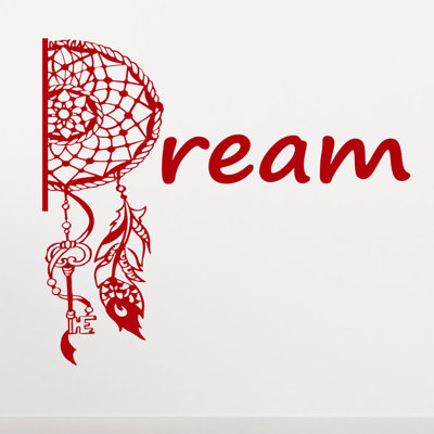 Décalcomanie murale mehndi rêve catcher