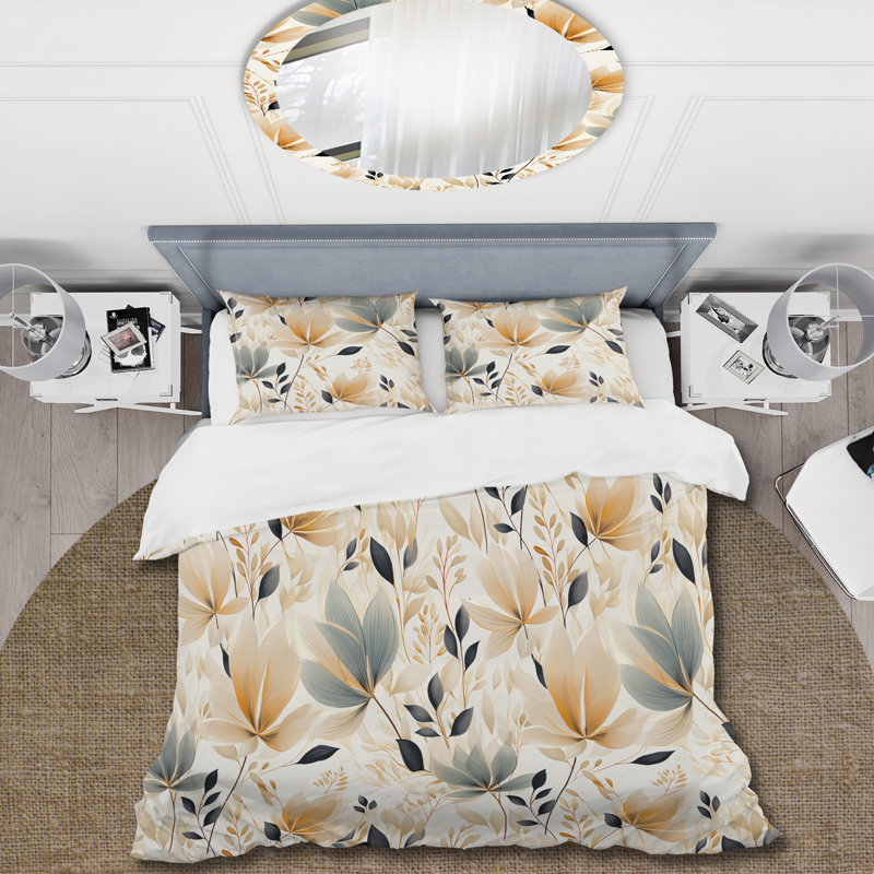 Literie Mainetas, Housse de couette pour grand lit et 2 taies décor