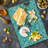 Ambesonne Turquoise Cutting Board Large Size Modern Triangles Turquoise Teal