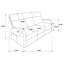 Canapé inclinable manuel Camecia Gris anthracite-1758352140