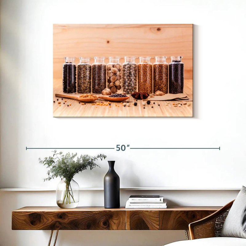 Yarlin Spice Jars, 24" H x 36" W