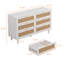 Console en bois avec 6 tiroirs, bois-1887503985-1909797218