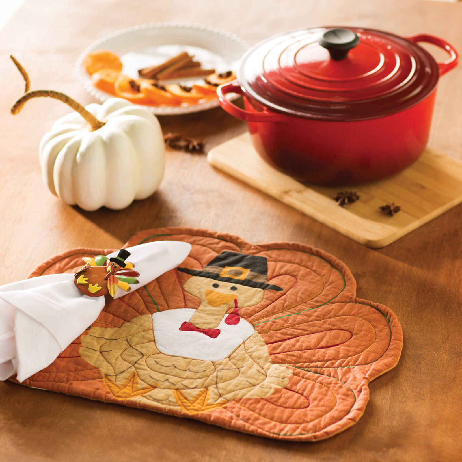 Le Creuset Signature Enameled Cast Iron Round Dutch Oven with Lid, 6.75 quarts, Cerise/Black