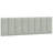 vidaXL Headboard Cushion Hanko Light Grey 137 cm Velvet-697694262-697694267