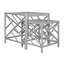 Chippendale Glass Nesting End Table-27290369