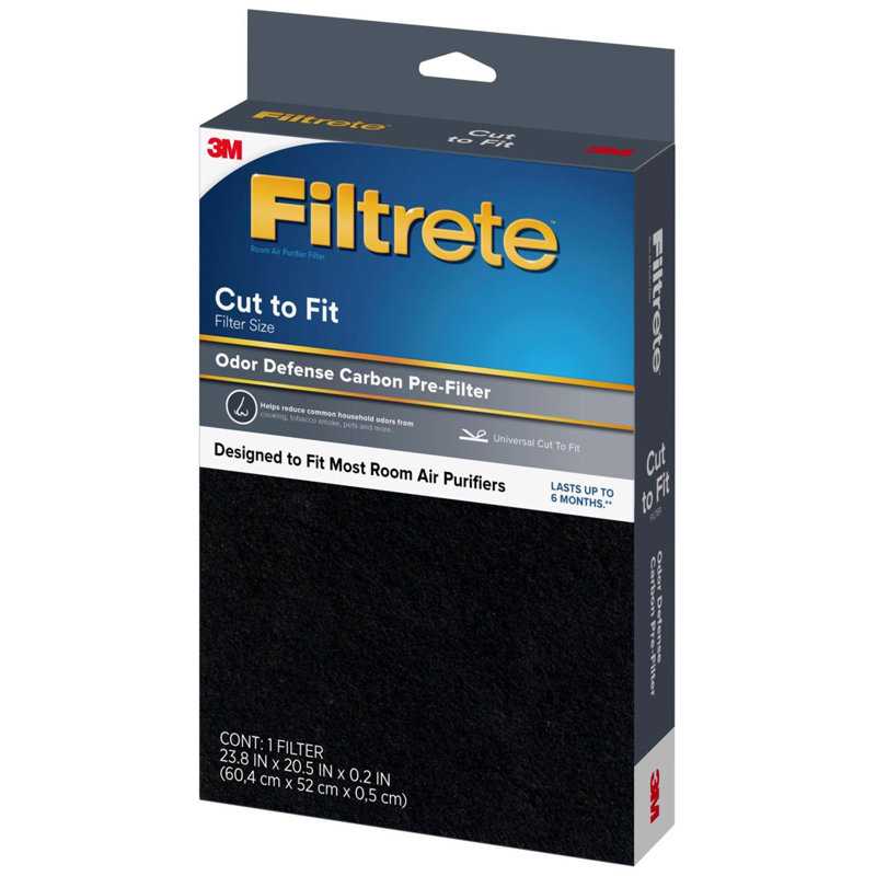 Filtrete 23.8 in H x 20.5 in W Rectangular Air Purifier Filter 1 Pack