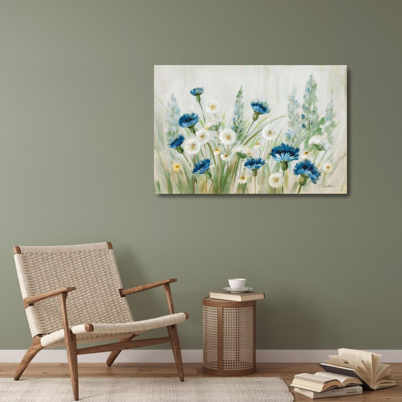 Art Direct Vassileva, Silvia, reproduction d'art sur toile, Fleurs des Champs, H 28 po x l 40 po