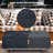48" Outdoor Fire Table, 48 inch Rectangle Propane Gas Fire Pit Table, 50,000 BTU Modern Firepit with 16 inch Tank Cover Side Table, Wind Guard, Fire Glass, Rain Cover