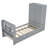Twin Size Platform Bed With Storage Headboard And Footboard,  Pull Out Shelves And Twin Size Trundle-247966561