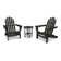 Cape Cod Folding Adirondack Set with Side Table