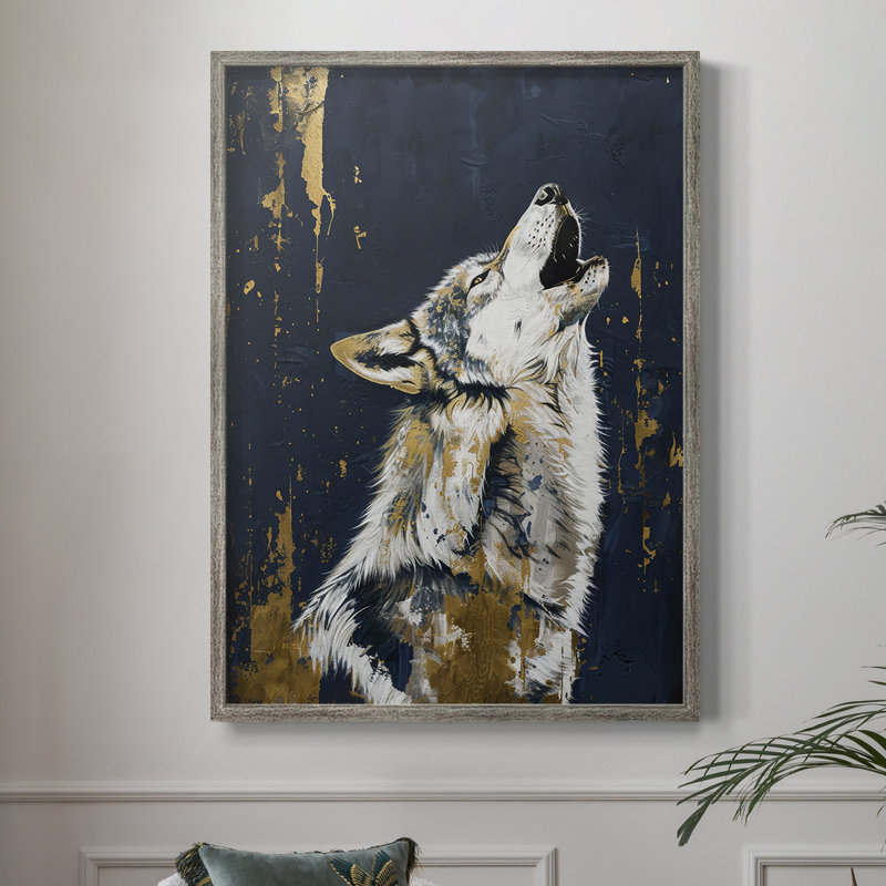 ANIMALS Series CXL III, reproduction d'art encadrée - bois massif