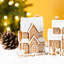 3-Piece 5.50"H Christmas Resin Gingerbread House Table Decor