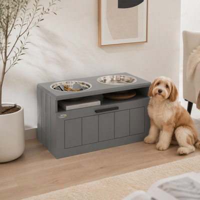 MDF and Steel Food Storage Container With Lid