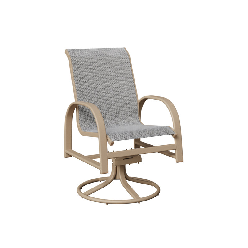 Chaise berçante berçante pivotante Berlin Gardens, Corbeau Jazzy, Sahara moucheté