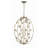 4 - Light Dimmable Lantern Globe Chandelier