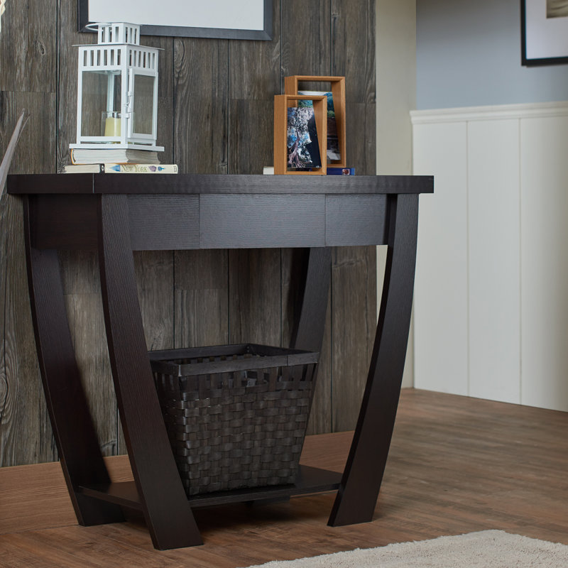Manorville 91.44cm Console Table, Cappuccino