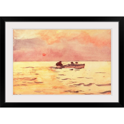 "aviron home, 1890" par winslow homer, impression de peinture