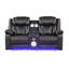 Fauteuil inclinable 3 pièces gris