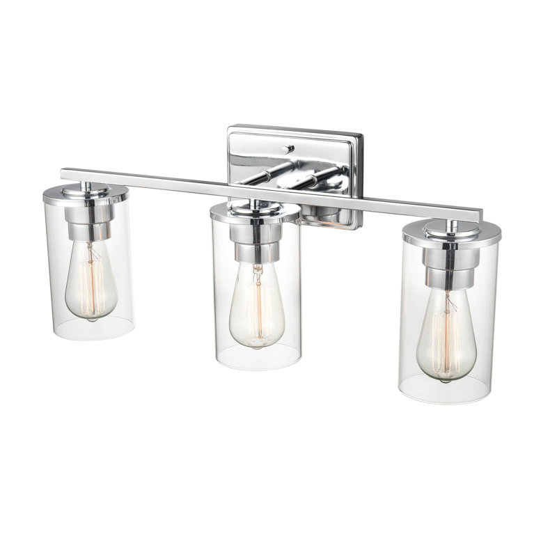 Luminaire à 3 lumières 22 po Bluntson Éclairage pour meuble-lavabo, Chrome