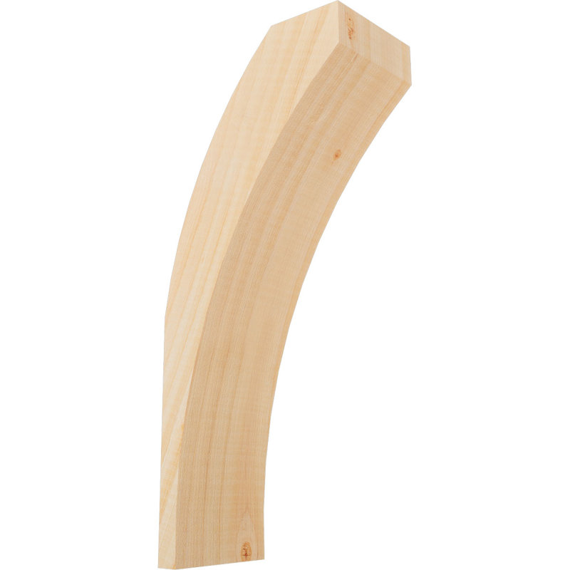 Genouillère Thorton, Sapin Douglas de 3 1/2 po (lisse), 6 po X P 14 po H