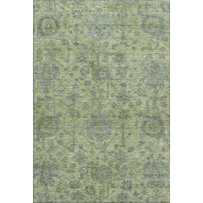 Premium Machine Washable Grafals AMF1105 Damask Rug