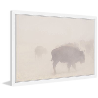 Herd In The Fog' Framed Painting Print -  Marmont Hill, MH-COLORA-02-NWFP-24