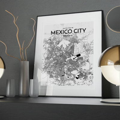 «Mexico City Map», impression