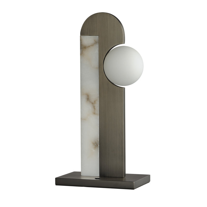 New Age Table Lamp, Brushed Bronze
