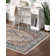 Tapis oriental bleu / rouge / beige Gause